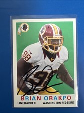 Brian Orakpo #153 2013 Topps Archives Washington Redskins Autograph Signed Card