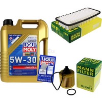 Inspektionspaket 5L Liqui Moly Longlife 5W-30 FüR Daihatsu Sirion 1.0 Subaru