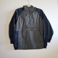 NWOT Children  s Place Boys L 10/12 Fold Away Packable Poucho Rain Jacket Hoodie