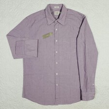 NWT J.Crew Secret Wash Shirt Mens M Classic Fit Cotton Poplin Purple Button Down