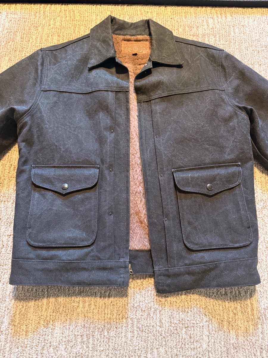 Freenote Cloth CD-4 Alpaca Lined Canvas Ranch Jacket Size L