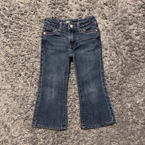 Vintage Levis Bootcut Jeans Size 2T Toddlers Kids Blue Denim Boot Flare Cowboy - Picture 2 of 10