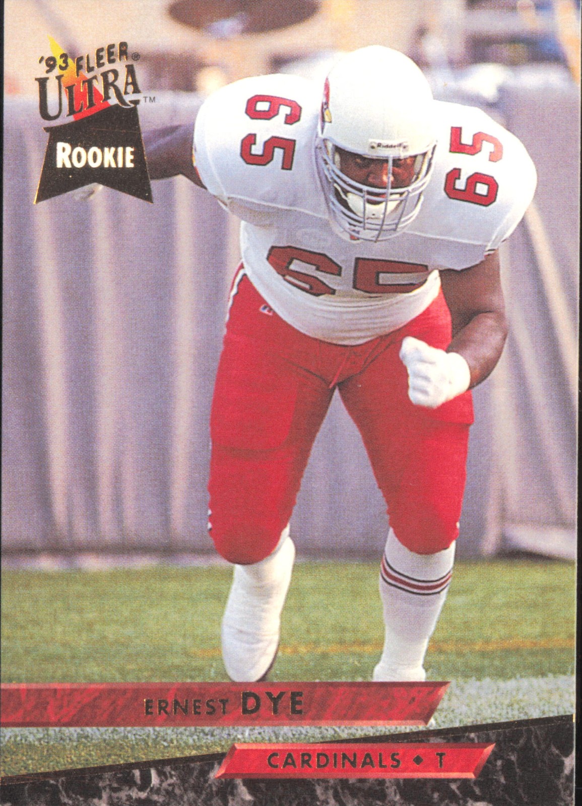 1993 Ultra #378 Ernest Dye RC