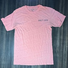 Salt Life The Original Marlin Est 2003 Graphic T-Shirt Small Salmon