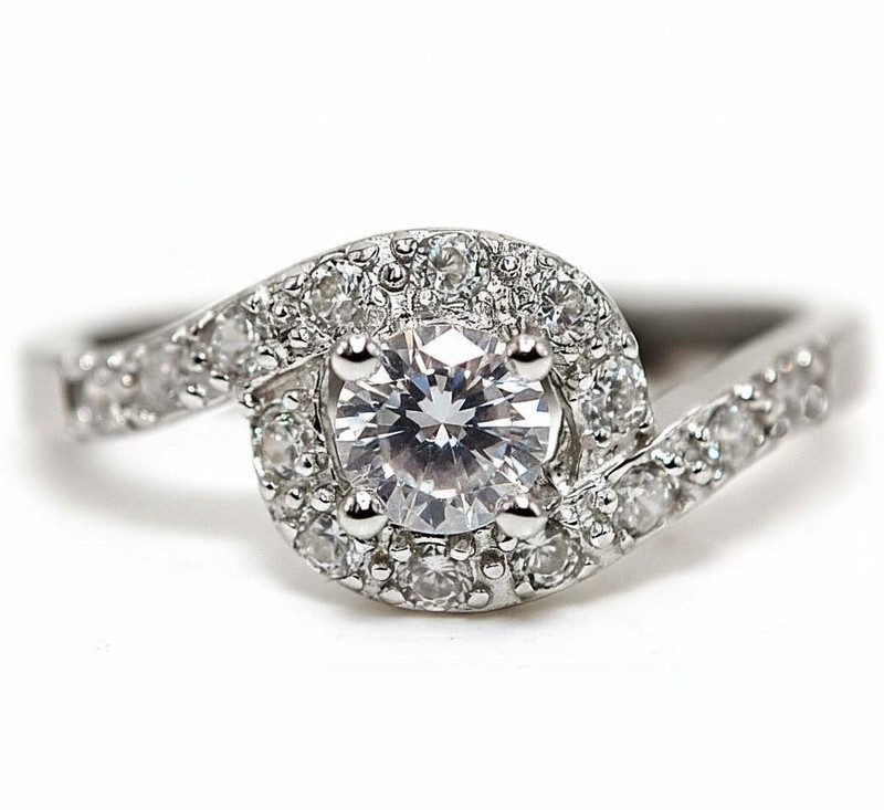 2CT Heat Treated Moissanite 925 Sterling Silver Ring Jewelry Sz 8 NF1-1