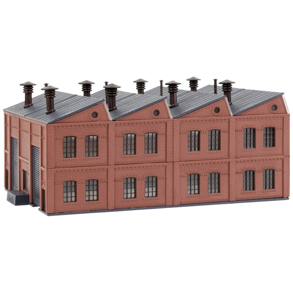 Maquette d'atelier de locomotive Faller 222096 N aux détails architecturaux fins