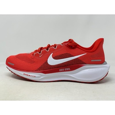 Nike Air Zoom Pegasus 41 Ohio State Buckeyes Red Sneakers, Size 8