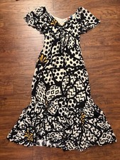 Farm Rio Anthropologie Flutter Sleeved Maxi Dress Floral XS