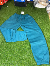 Nike Women  s Fleece sapphire Jogger Pants Oversized High Rise Blue Size S