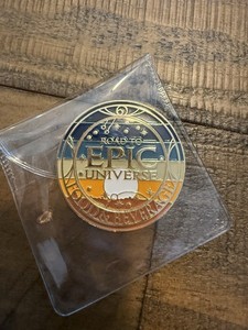 Epic Universe Exclusive Limited Edition Grand Opening Day Medallion Coin