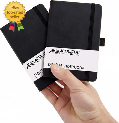 2Pack Pocket Notebook Small Notebook Journal Notebook 4 Inches X 5.7 Inches 200