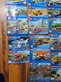 LEGO City Instruction Manuals Lot &ndash; 61 Books Total &ndash; Sets 60044 60122 60080 +...