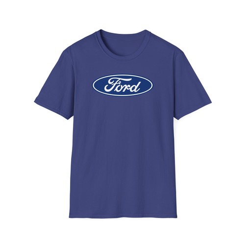 Retro Car Logo Tee, Ford Blue Oval Shirt, Vintage Auto Racing Top, Unisex - Picture 54 of 65