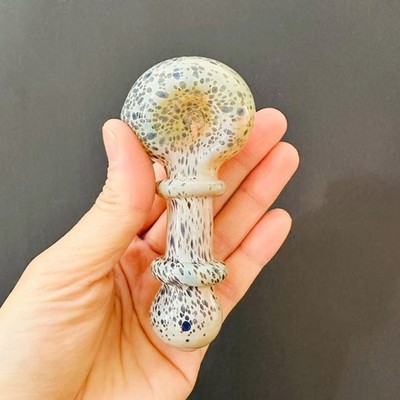 3'' Golden Brown Fumed Glass Spoon Pipe Heavy Duty Bowl