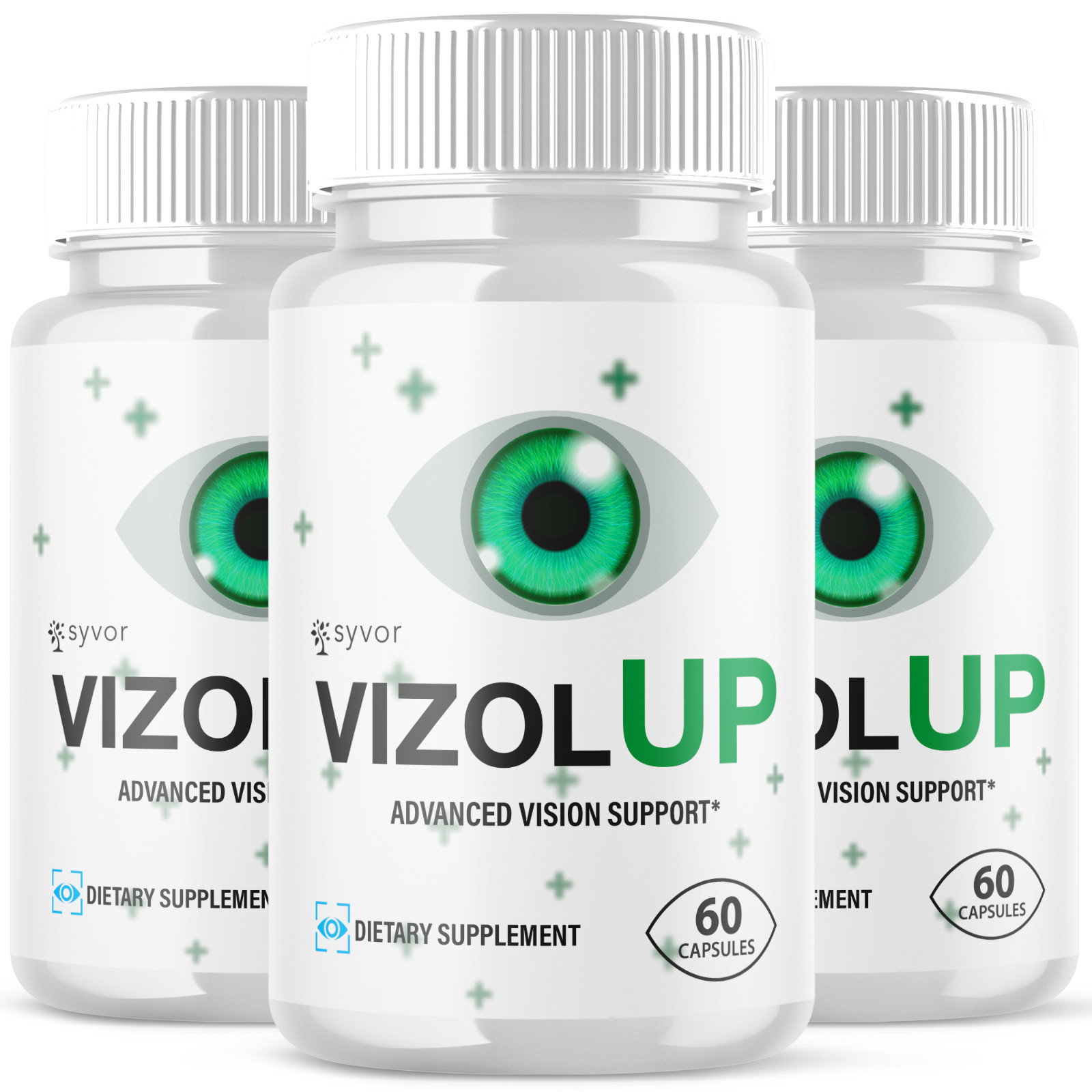 (3 Pack) Vizol Up Advanced Max Support Healthy Eye Function VizolUp 180 Capsules