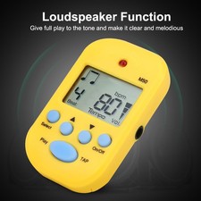 Mini Digital Beat Tap M50 Tempo Metronome Clip Musical Instruments Yellow NOAV