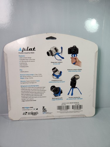 MIGGO Splat Flexible Tripod For DSLR Cameras - Picture 4 of 5