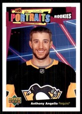 2020-21 Upper Deck ES UD Portraits Rookie #P-52 Anthony Angello Penguins