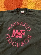 Vintage 1991 Tour Maynard Ferguson Black & Pink T-Shirt Single Stitch Large USA