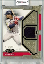 2024 Topps Tier One Ozzie Albies T1R-Oa Relics 071/199 Braves