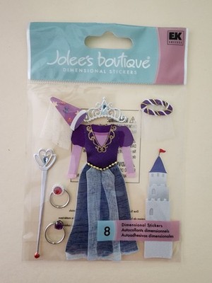 RETIRED Jolee's Boutique Embellishments - Little Princess Castle - SPJB222