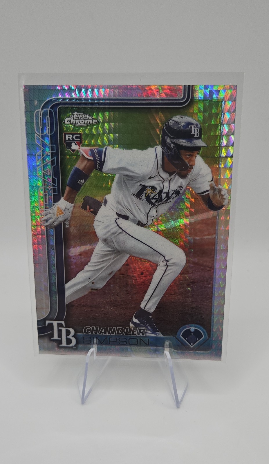 Chandler Simpson | 2025 Topps Chrome Update | Prism Refractor | RC #USC179