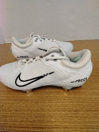 size 6.5 nike softball cleats womens/ White - Picture 8 of 12