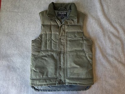 Filson Down Cruiser Vest | Small | Made in Canada | Otter Green | MSRP $349