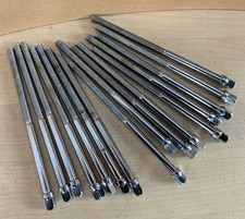 DW Drum Workshop Bass Drum 3.75" TENSION RODS Lot of 16x Parts TP30 Fine Threads