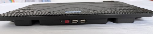 Tecknet Laptop-Kühlständer mit 3 Lüftern, funktionstüchtig, 15 Zoll, schwarz, USB-betrieben - Bild 6 von 7