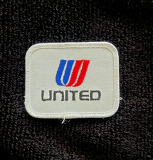 United Airline Patches Vintage Old Logo Embroidered Nice