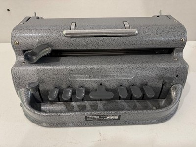 Perkins Brailler Manual Blind Typing Machine Howe Press David Abraham