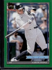 2026 Topps #T91-34 Aaron Judge 1991 Topps Baseball 35th Anniversary Green #/99