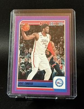 2023-24 Panini-NBA Hoops Joel Embiid Purple #67 (Ken Goldin in Background)