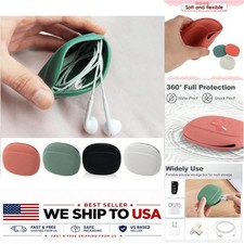 Silicone Cable Storage Bag Earphone Wire Organizer Travel Pouch