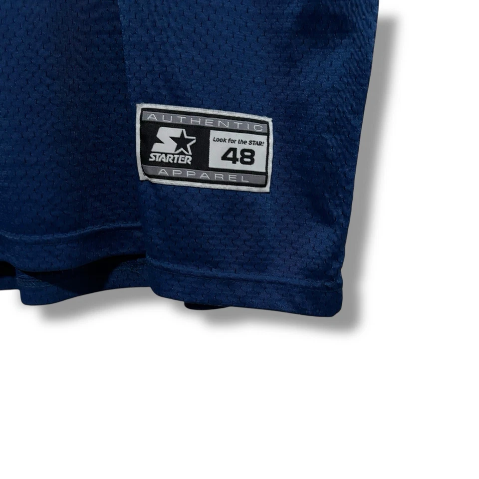 Vintage 90s Starter Men's Dallas Cowboys Troy Aikman Korea Made Size L 25 x 31 - Image 3 of 4