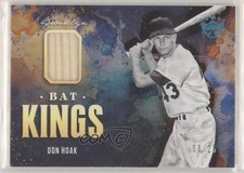 2021 Panini Diamond Kings Bat Kings Holo Platinum Blue 3/25 Don Hoak #BK-DH 6ks