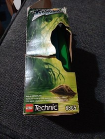 LEGO VINTAGE TECHNIC SLIZER THROWBOTS AMAZON Set 8505 DAMAGE BOX