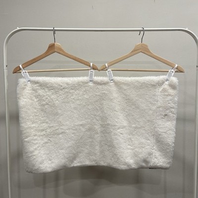 UGG Brand White Faux Fur Pillow Case Standard / Queen 50cm X 76cm