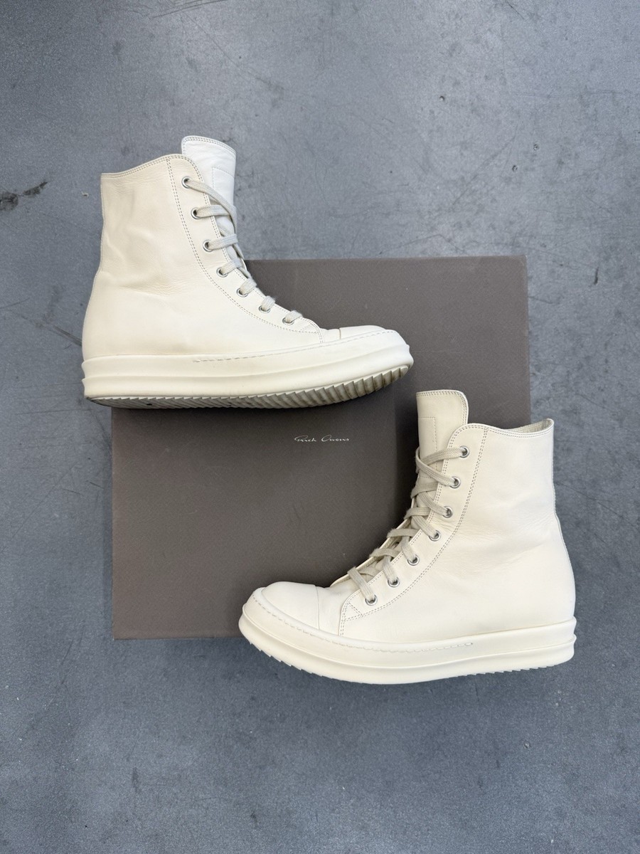 Rick Owens ramones high top sneaker 40 Rick Owens ramones high top sneaker 40