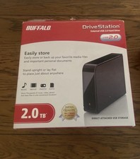 Buffalo DriveStation 2.0 TB External USB 2.0 Hard Drive New In Box Black