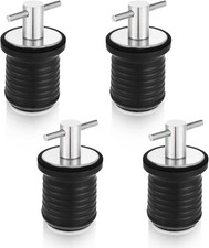 4 Pcs T Handle Boat Plug for 1 Inch Diameter Drain Boat Twist-Turn and Seal