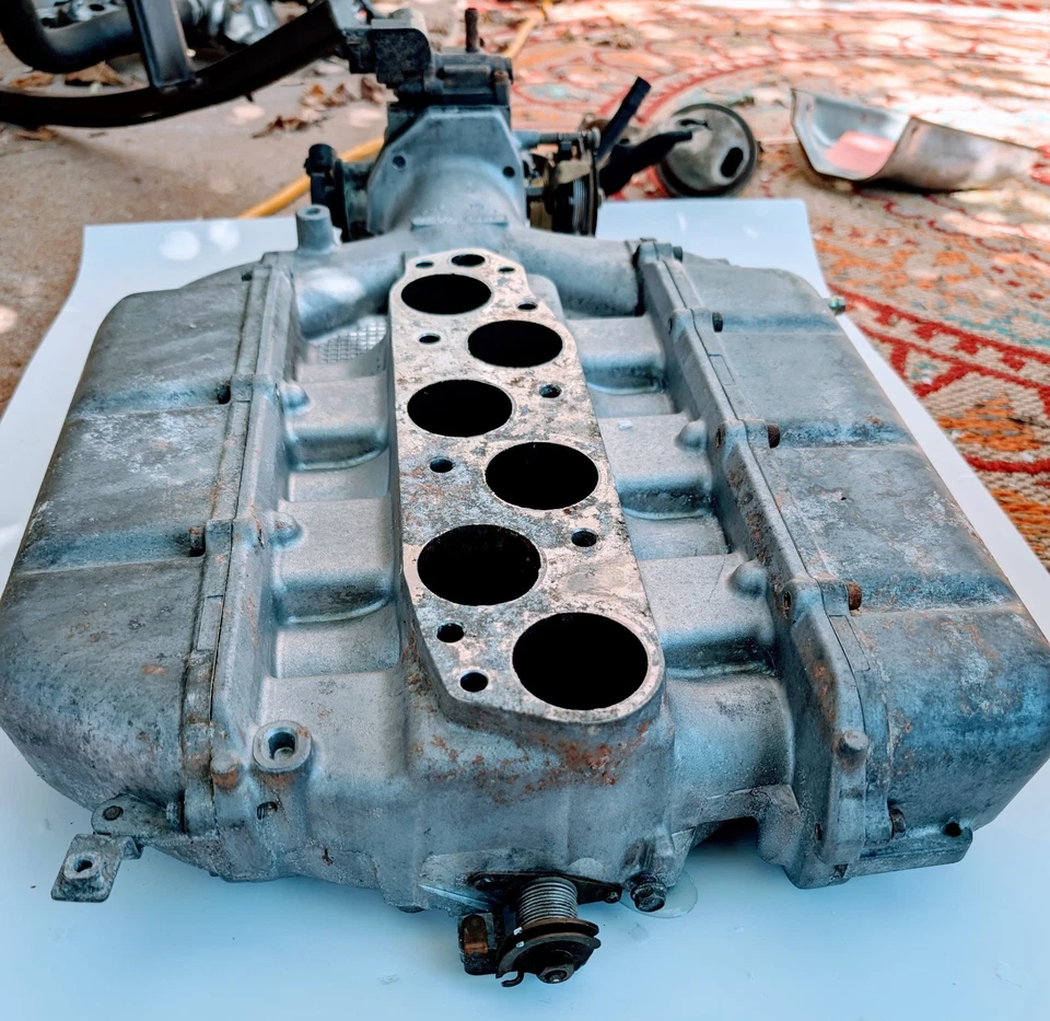 Acura MDX 2001 2002 3,5 L OEM colector de admisión superior con cuerpo de acelerador J35A3 Denso Foto 2 de 4