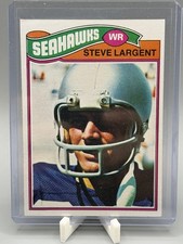 Steve Largent Rookie Card - 1977 Topps #177 (RC) EX-MT. rookie card picture