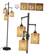 Dimmable Floor Lamp, Farmhouse Tall Standing 70.3" Tree Lamp with 3 Bohemian