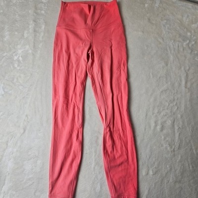 Lululemon Align Pant 25'' 4 Women s Guava Pink Nulu Fabric