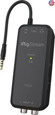 IK Multimedia iRig Stream SOLO audio interface for iOS  Android devices,