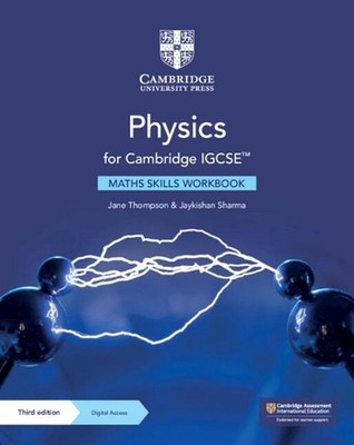 Physics for Cambridge IGCSE  Maths Skills Workbook with Digital Access (2 Years)