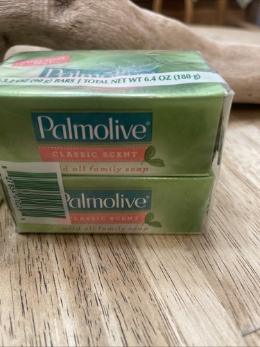 MENGE 4 Palmolive milde Seife klassischer Duft 3,2 Unzen pro Stück Seife mit Talg - Bild 3 von 10