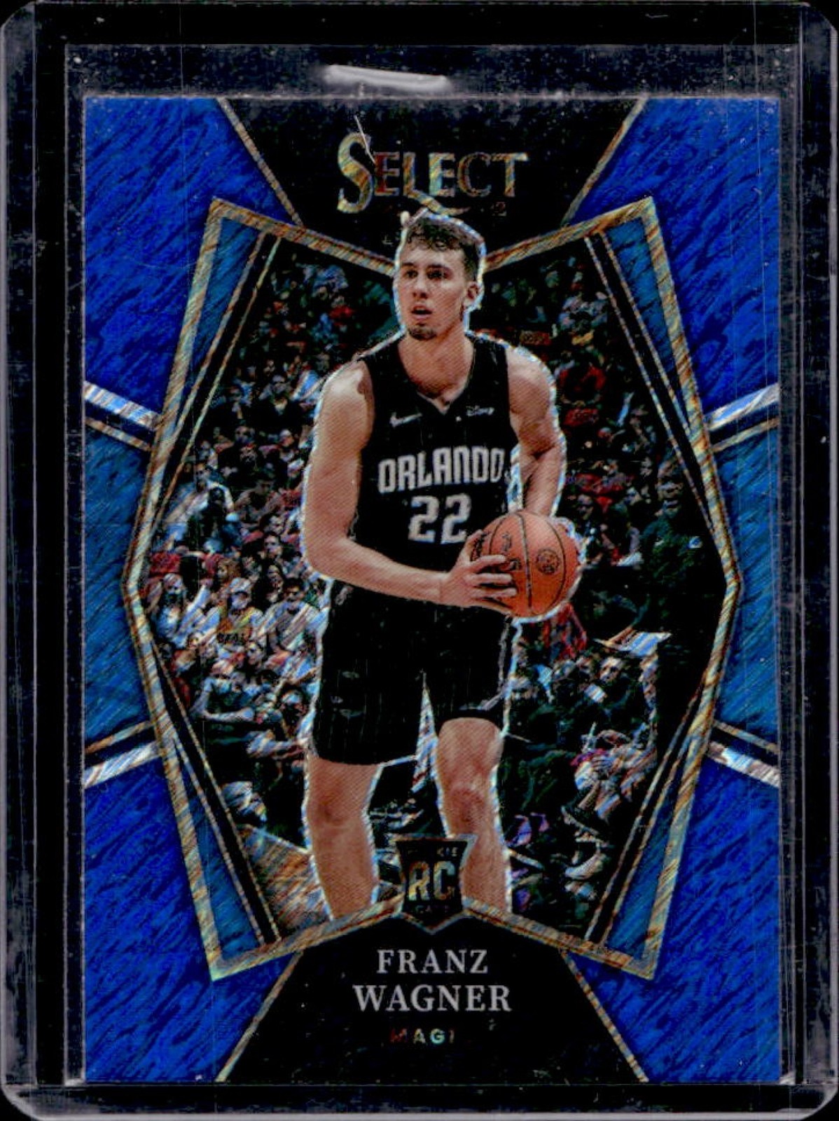 2021-22 Select Franz Wagner RC Blue Shimmer Prizm Premier Level #120 Magic